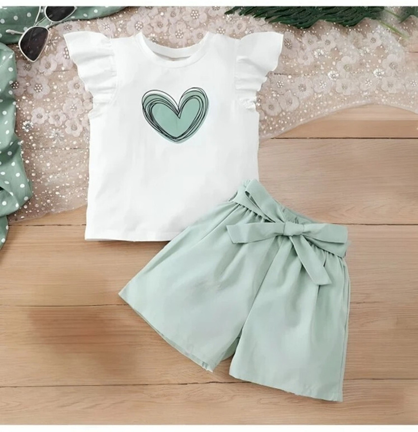 Image of HSM FASHION Baby Girls Casual Top Shorts