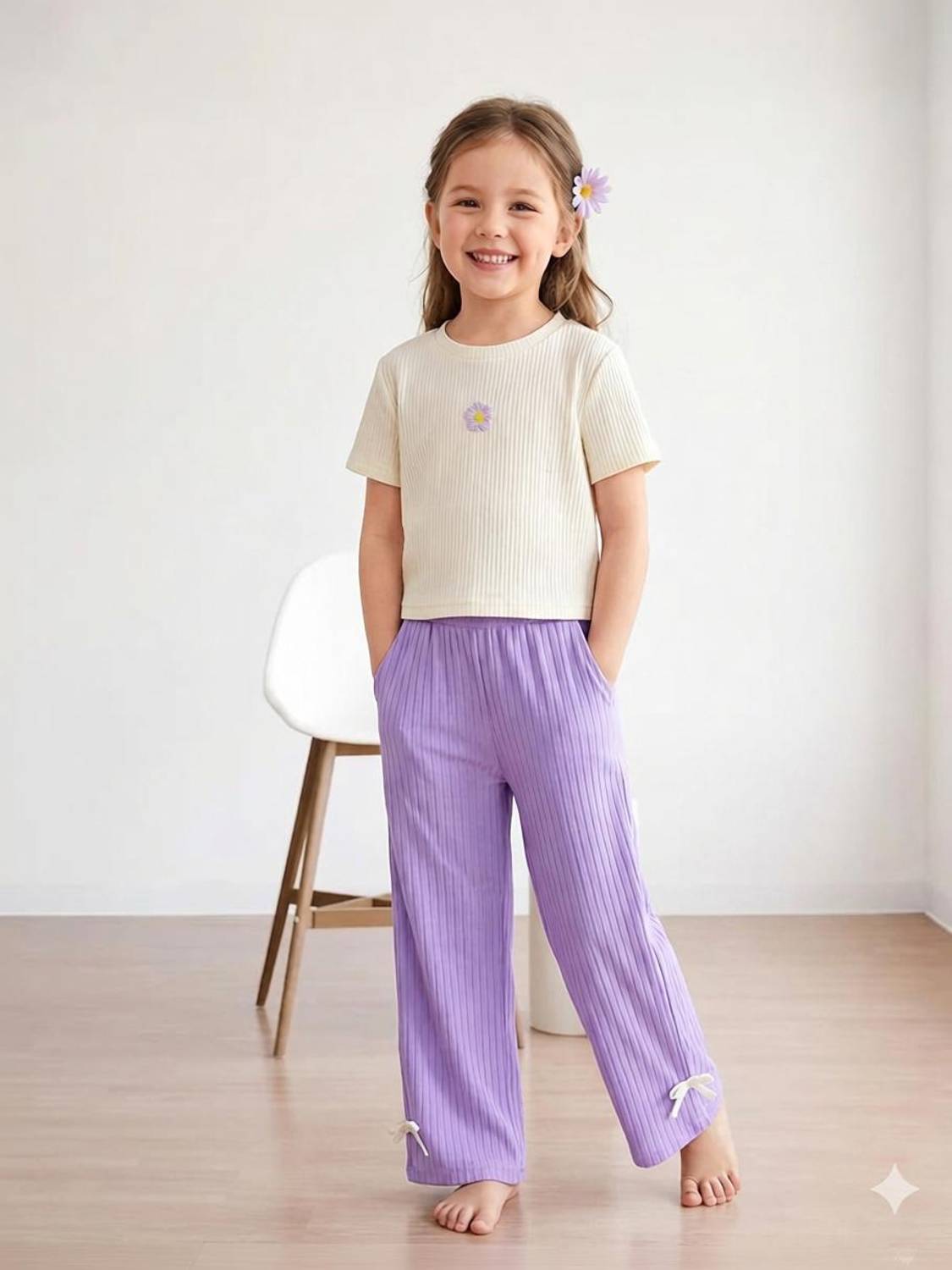 Afrin Dresses Girls Casual T-shirt Pant