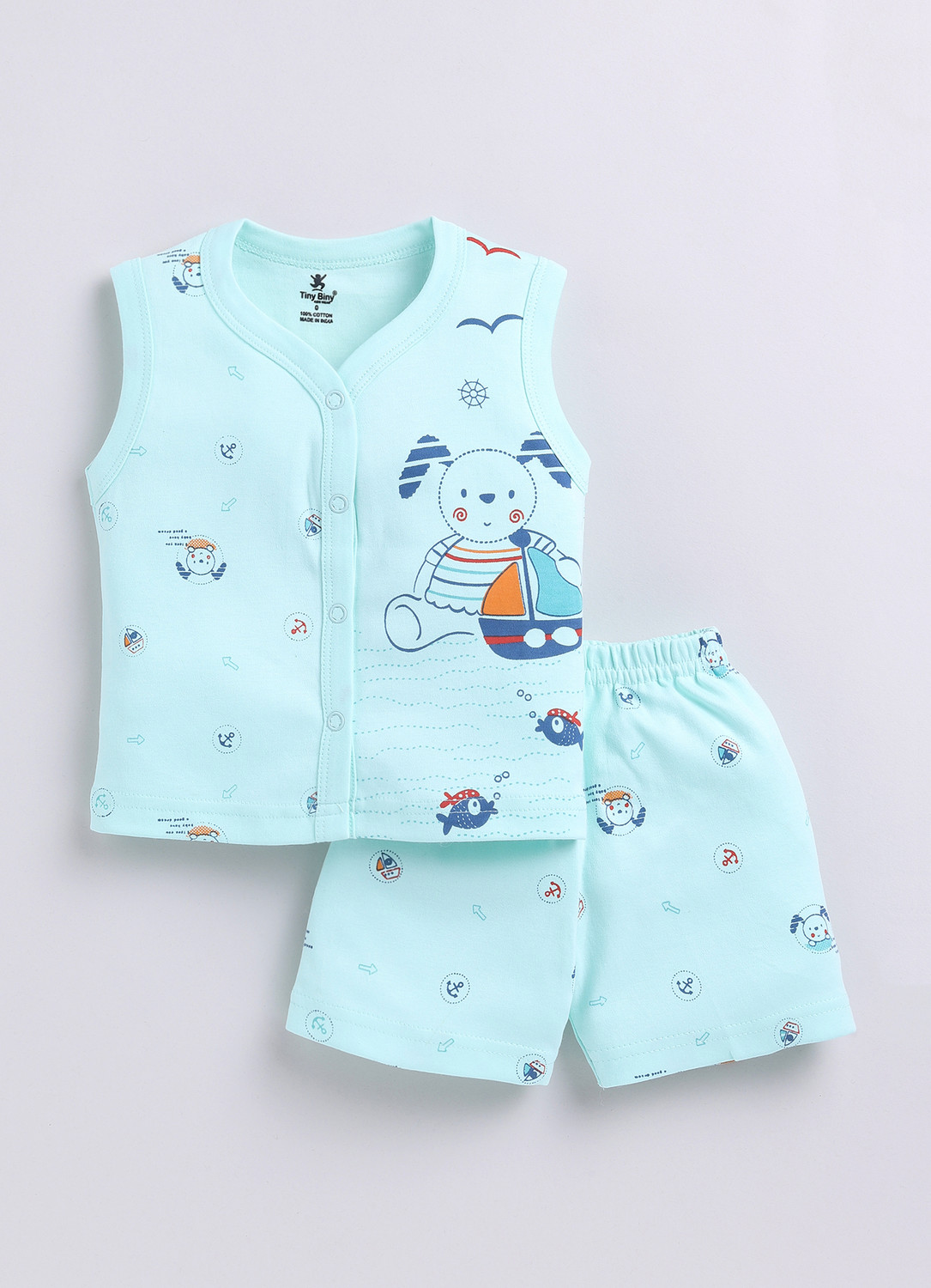 Image of TINY BINY Baby Boys & Baby Girls Casual Top Shorts