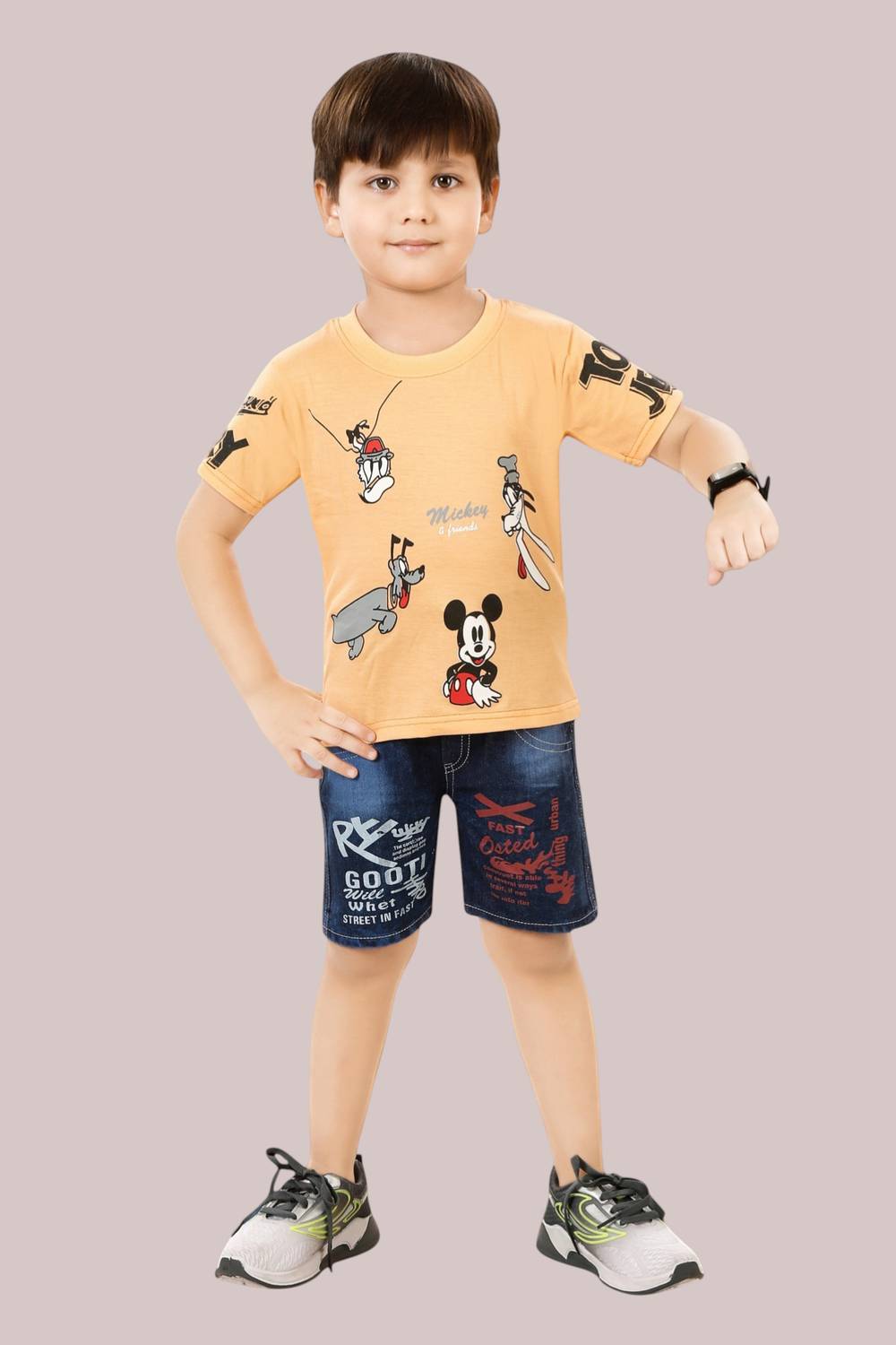 ACTLIVE Boys Casual T-shirt Shorts