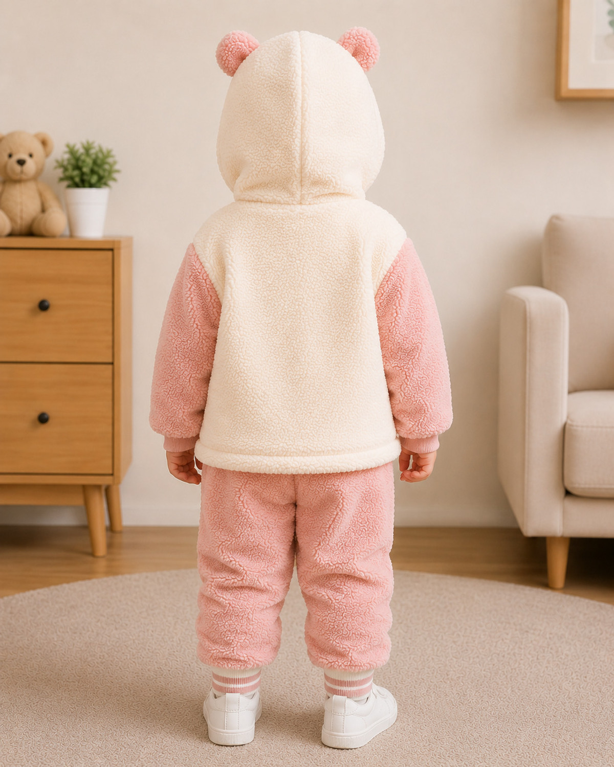 Image of CLOTHCOTTAGE Girls Party(Festive) Sweatshirt Sweatpant