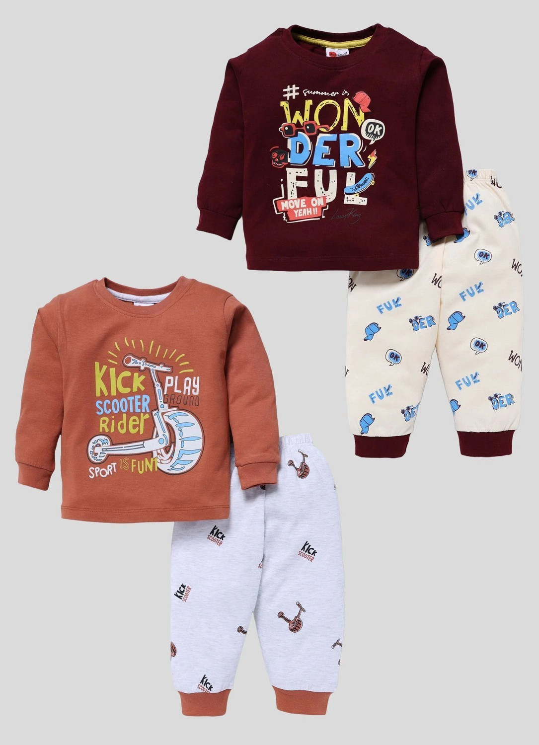 Image of Mars Infiniti Boys Casual T-shirt Track Pants