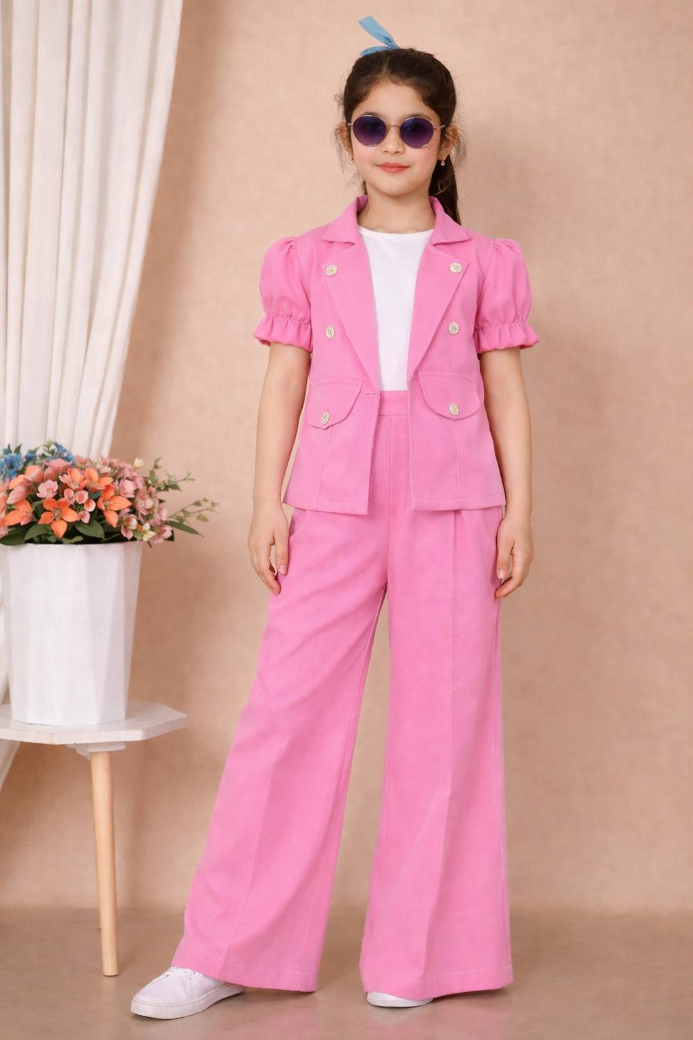 arkolkata Girls Party(Festive) Blazer Pant