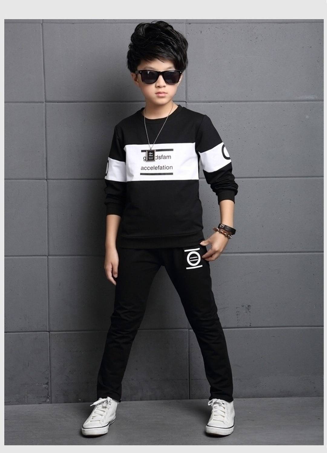 GCYX Boys Casual T-shirt Pant