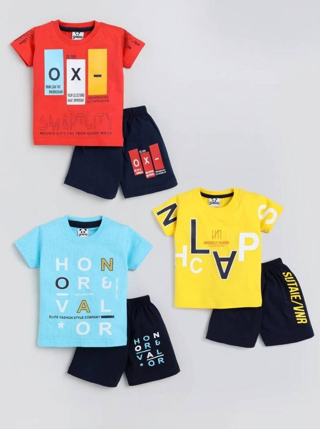 Be Perfect Baby Boys & Baby Girls Printed Cotton Blend Regular T Shirt