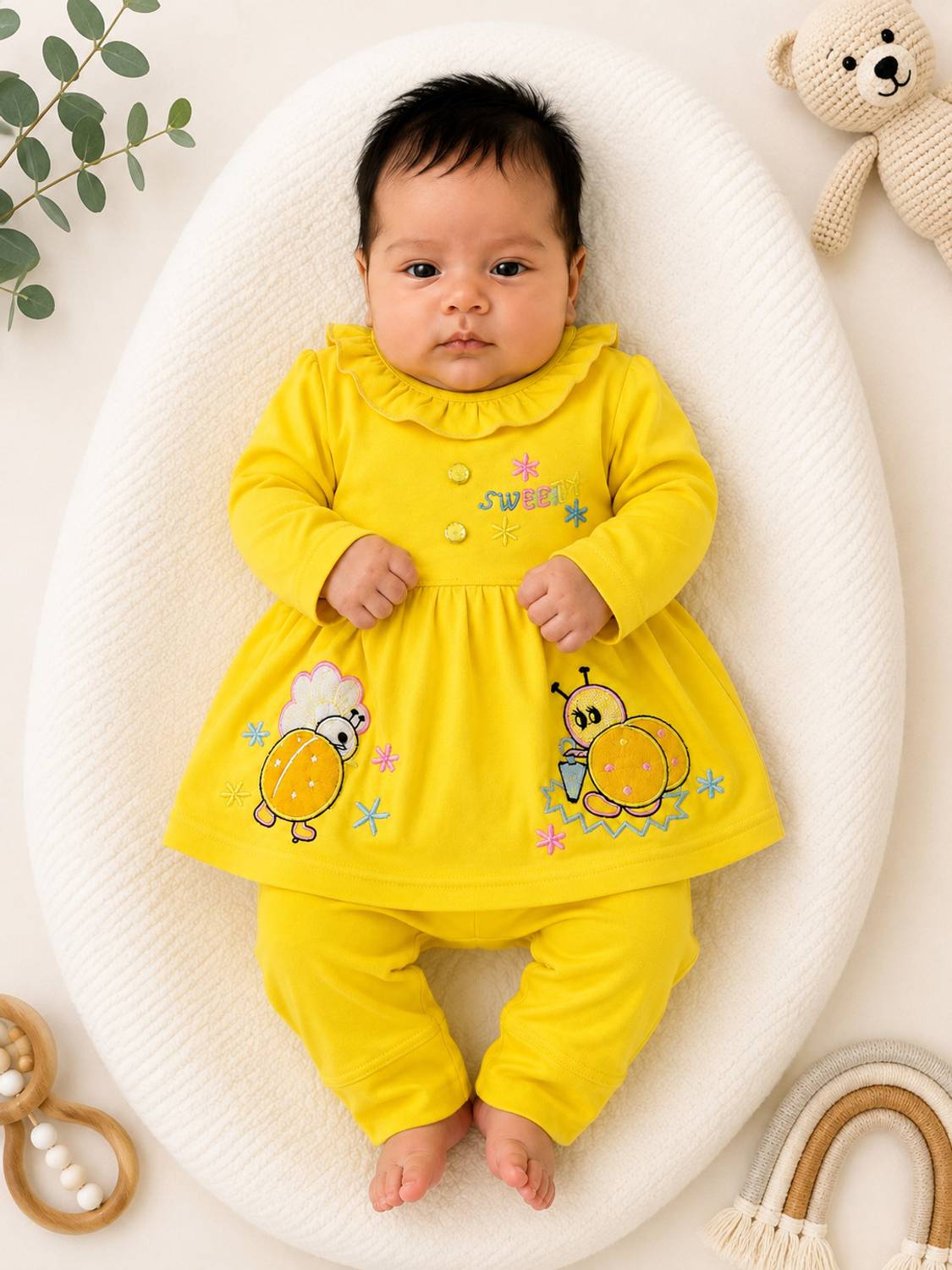 Anteclope Baby Girls Casual Top Pant
