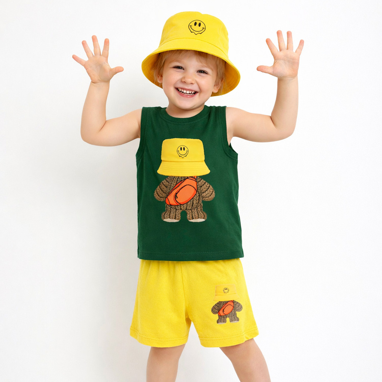 Image of Lavi-Tavi Baby Boys & Baby Girls Casual T-shirt Shorts