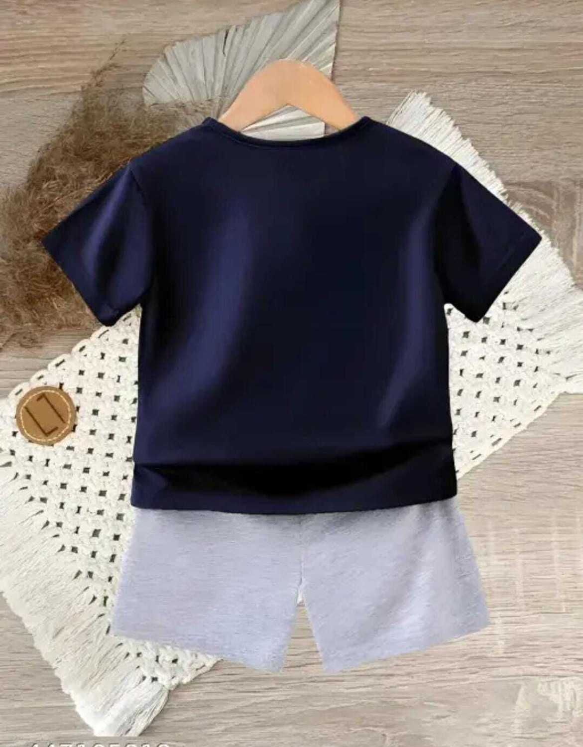 Image of AJ TEXT Baby Boys & Baby Girls Casual T-shirt Shorts