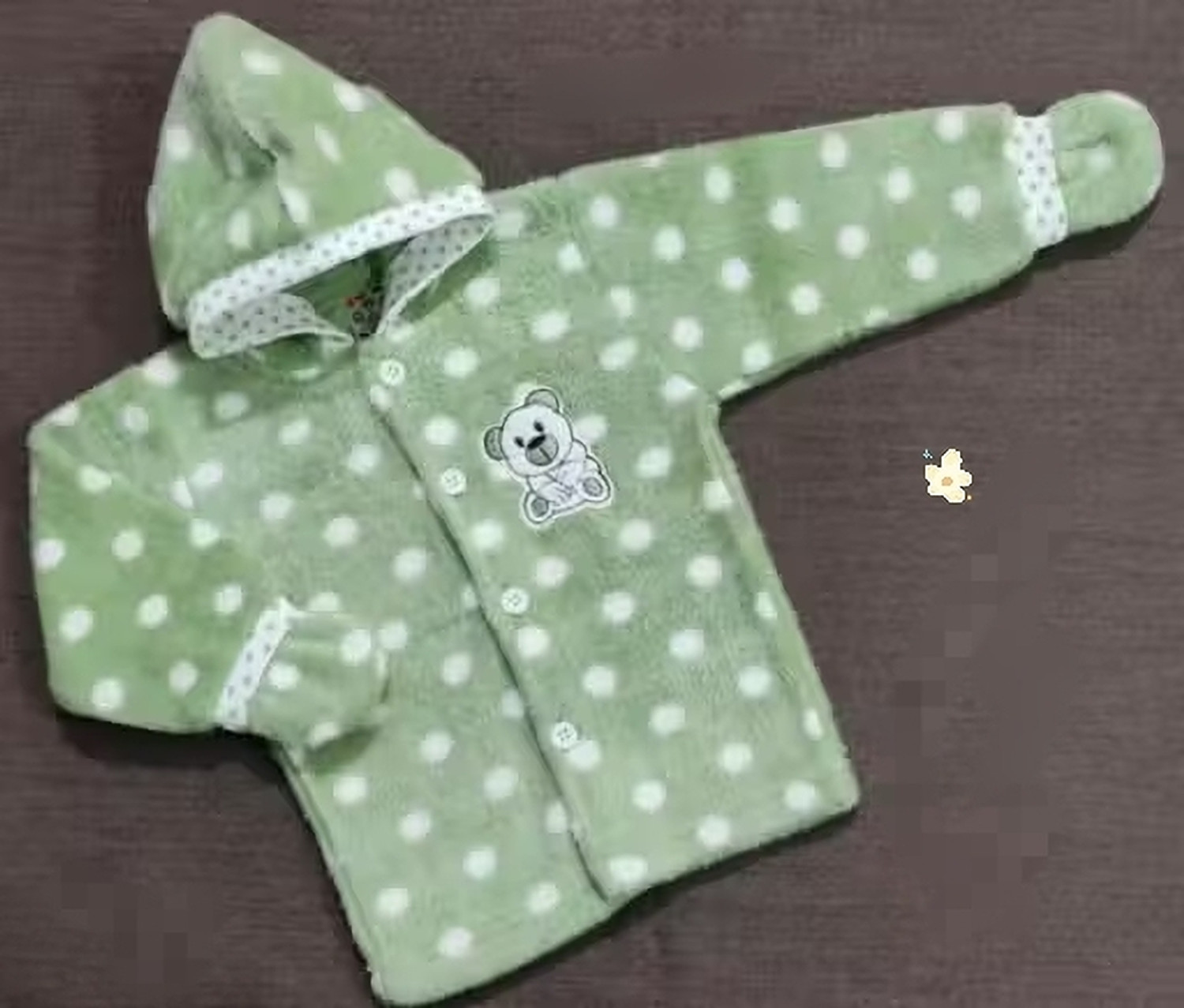 Image of Tashvi Fashion Baby Boys & Baby Girls Casual Cardigan Sweater, Pant, Bootie (Green)