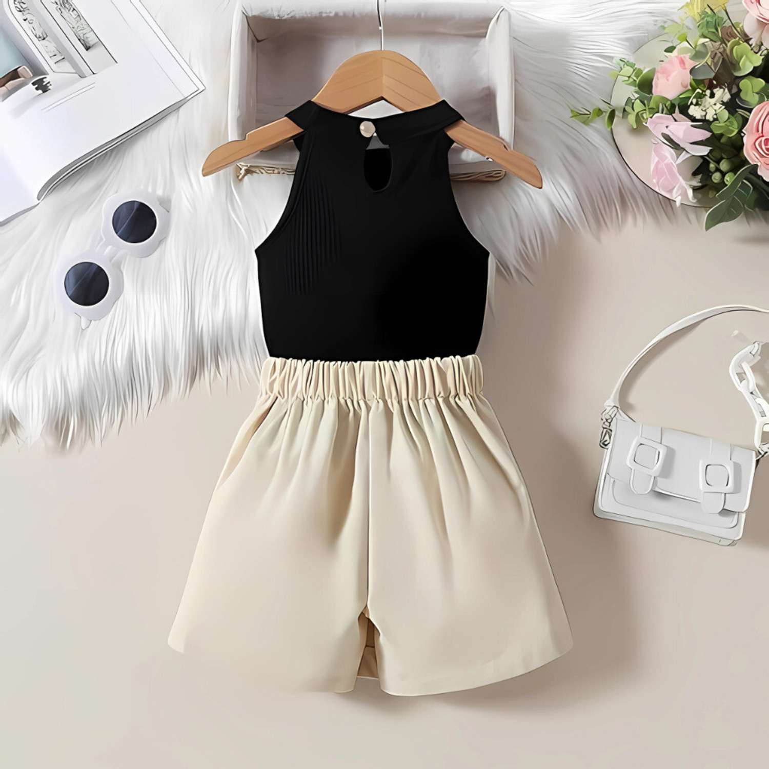 Image of RIYANSHI Girls Party(Festive) Top Shorts