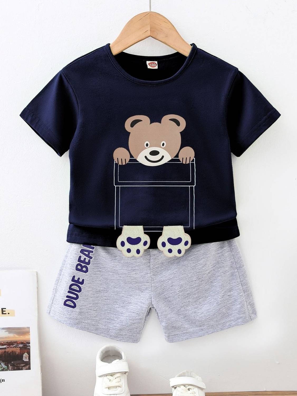 Cutieful Baby Boys & Baby Girls Casual T-shirt Shorts