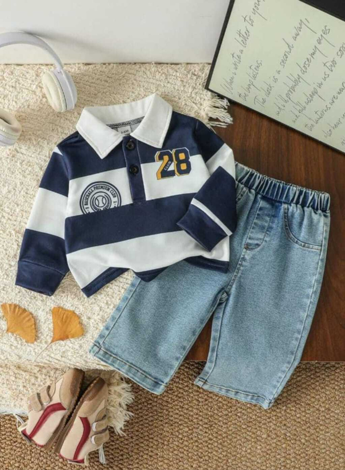ELPIXIE FASHION Boys Casual T-shirt Jeans, Dress