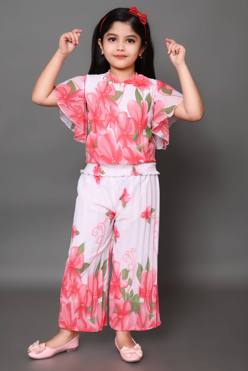 AFTAB DRESSES Girls Party(Festive) Top Pant