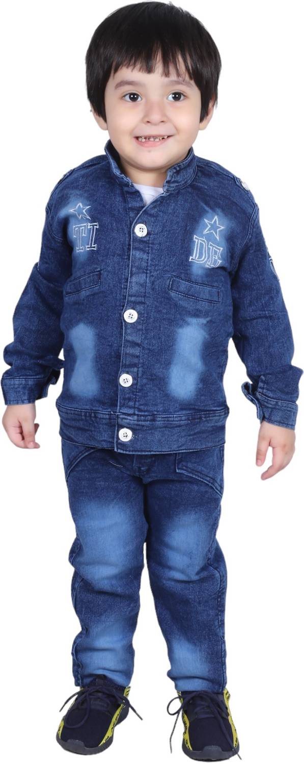 Mini Tikes Boys Casual T-shirt Jacket, Jeans