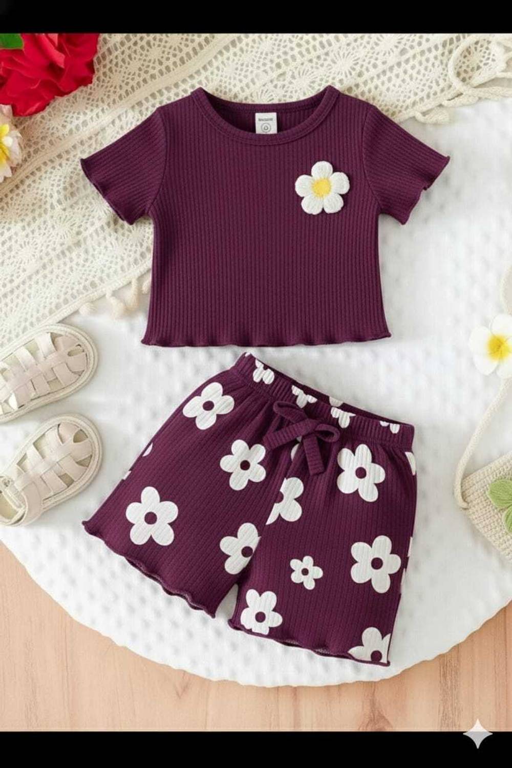 ARIFA INTERNATIONAL Girls Casual T-shirt Shorts