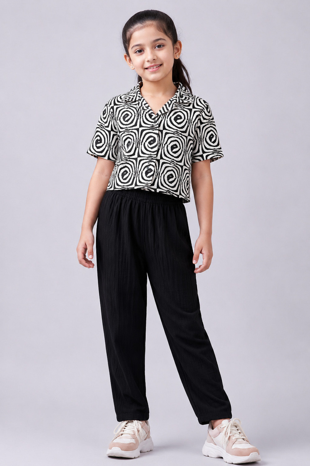 Image of Kachhot Girls Casual Top Pant