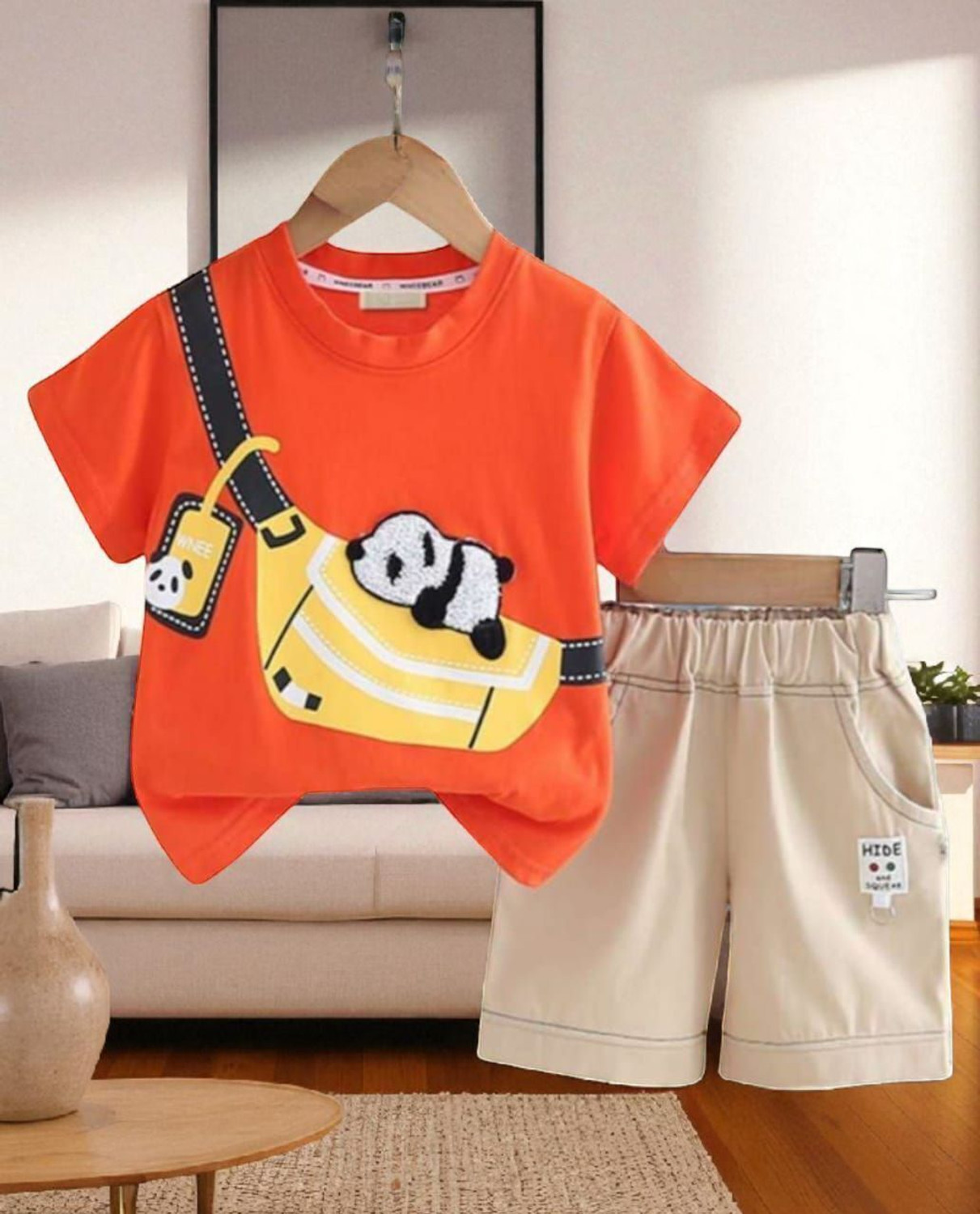 Image of Delta Fashion Baby Boys & Baby Girls Casual T-shirt Shorts