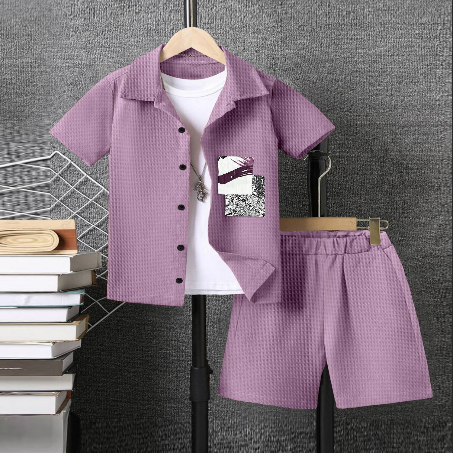 BONDEYE FASHION Boys Casual Shirt Shorts