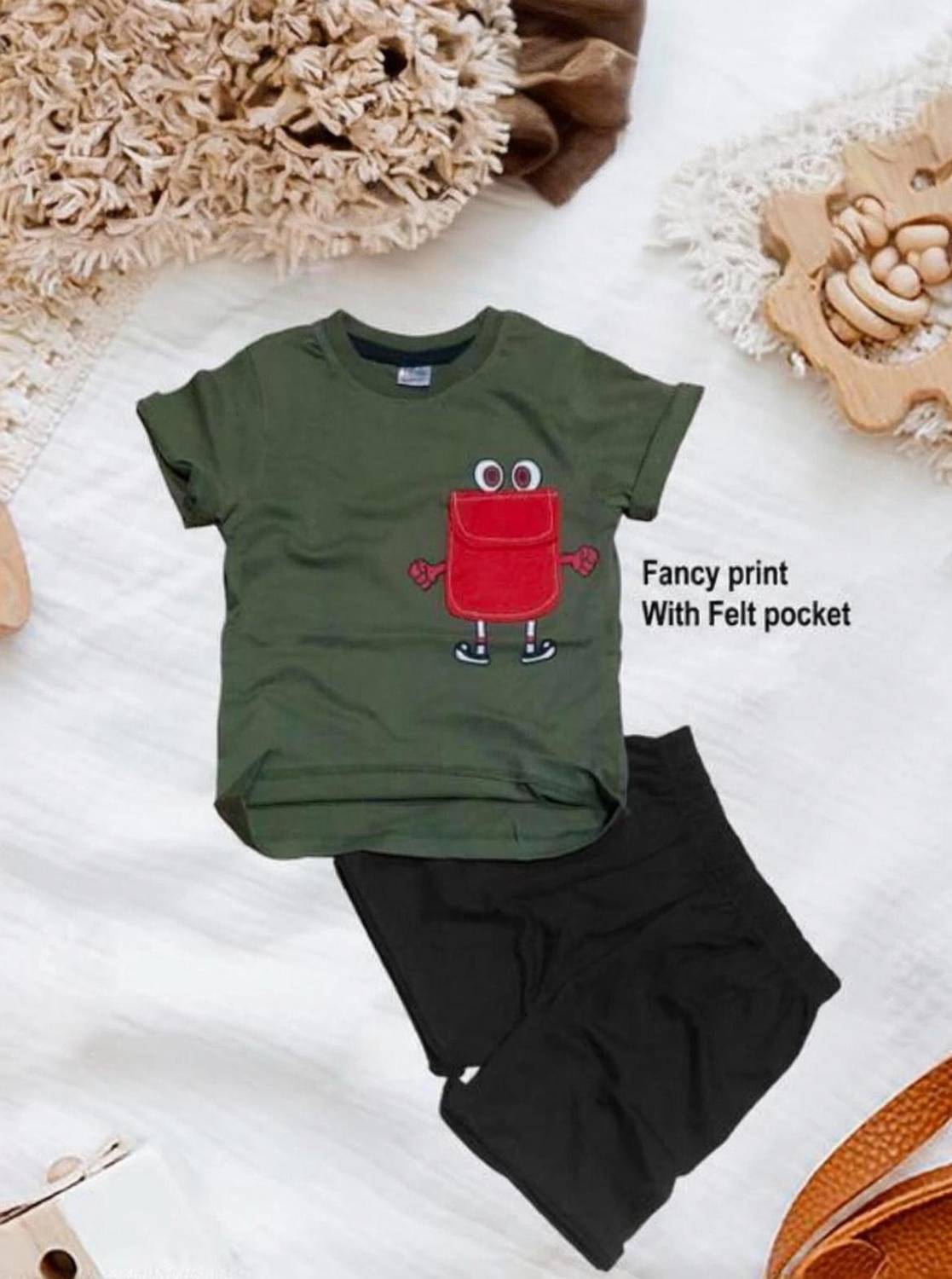 CALCUTTA FASHION Boys & Girls Casual T-shirt Shorts