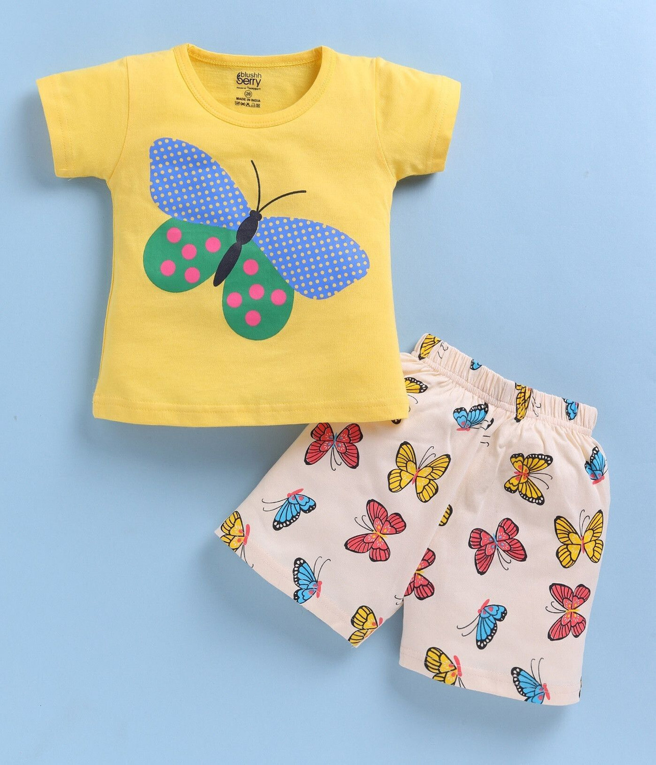 Image of Blushh Berry Girls Casual Top Shorts