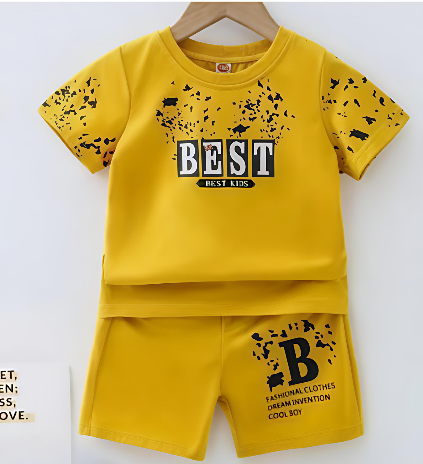 Image of AJ TEXT Baby Boys & Baby Girls Casual T-shirt Shorts