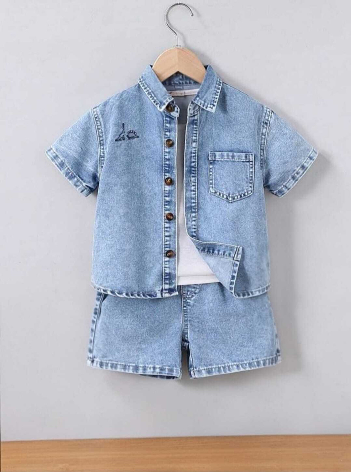 ELPIXIE FASHION Boys Casual Shirt Shorts