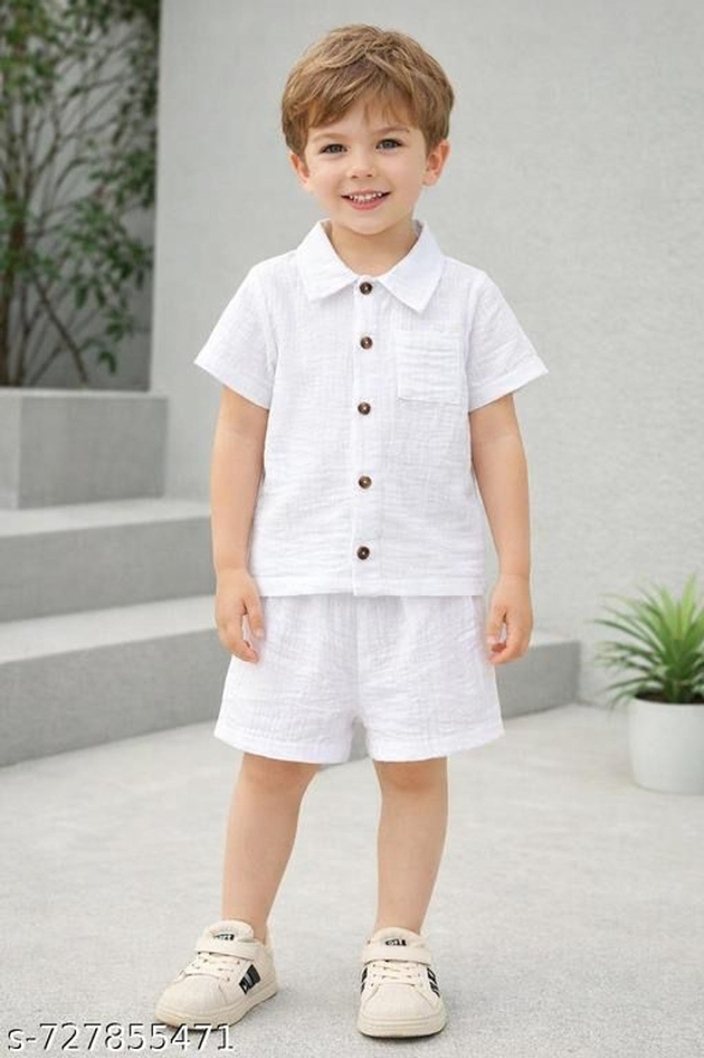 Image of RIVEREYE Boys & Girls Casual Shirt Shorts