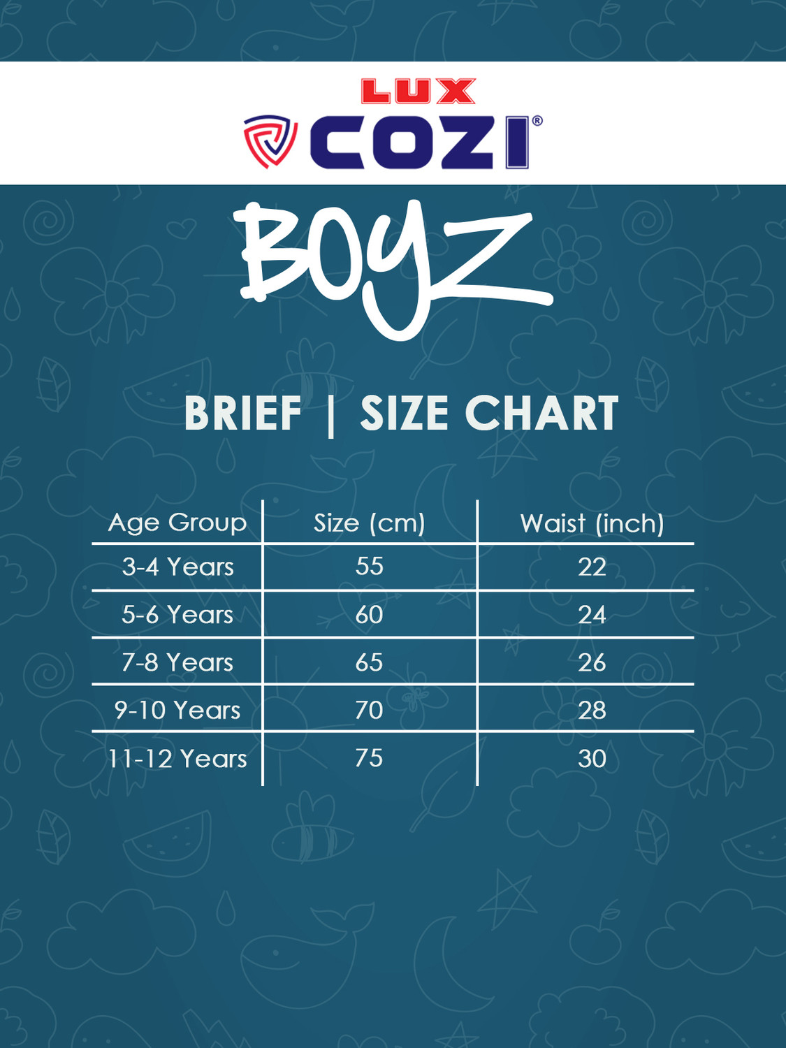 Image of LUX cozi Brief For Boys