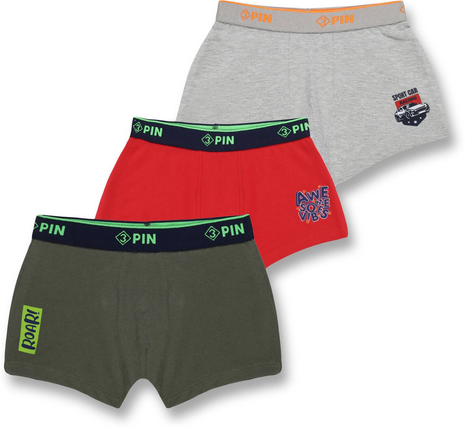 3Pin Brief For Boys