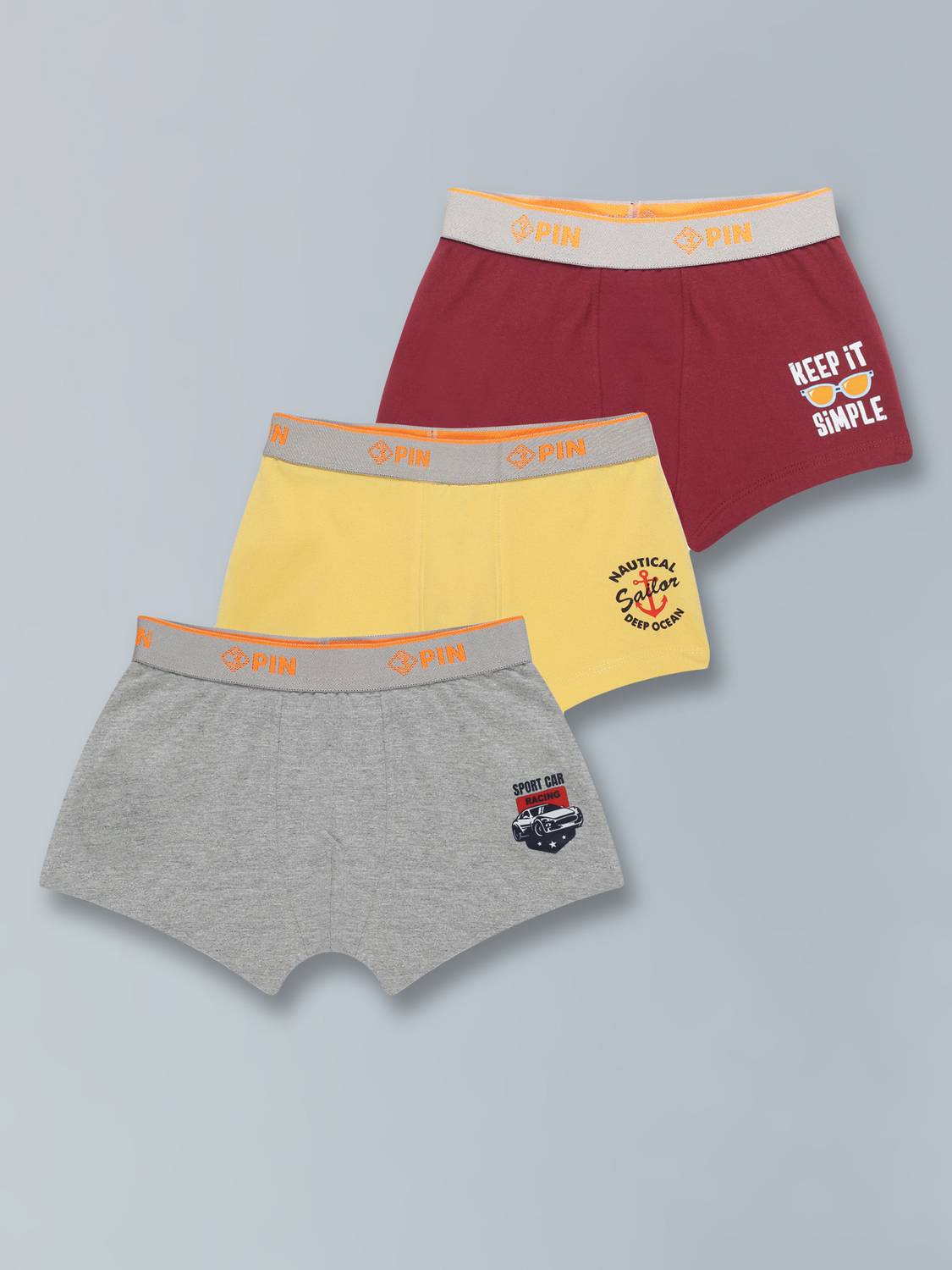 3Pin Brief For Boys