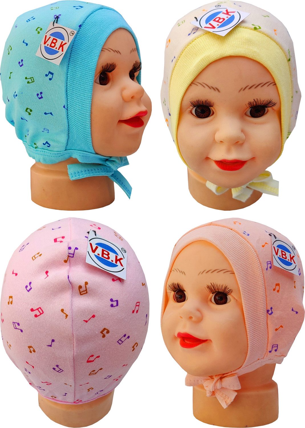 Image of V.B.K Baby Clothes With Jabla,Nappy, Mitten Booties and Cap and Khoyu ,0 to 6 Months