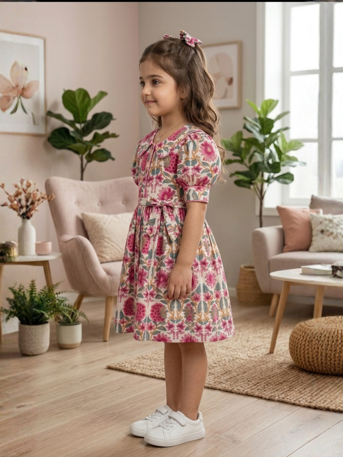 Image of Superminis Indi Girls Midi /Knee Length Casual Dress