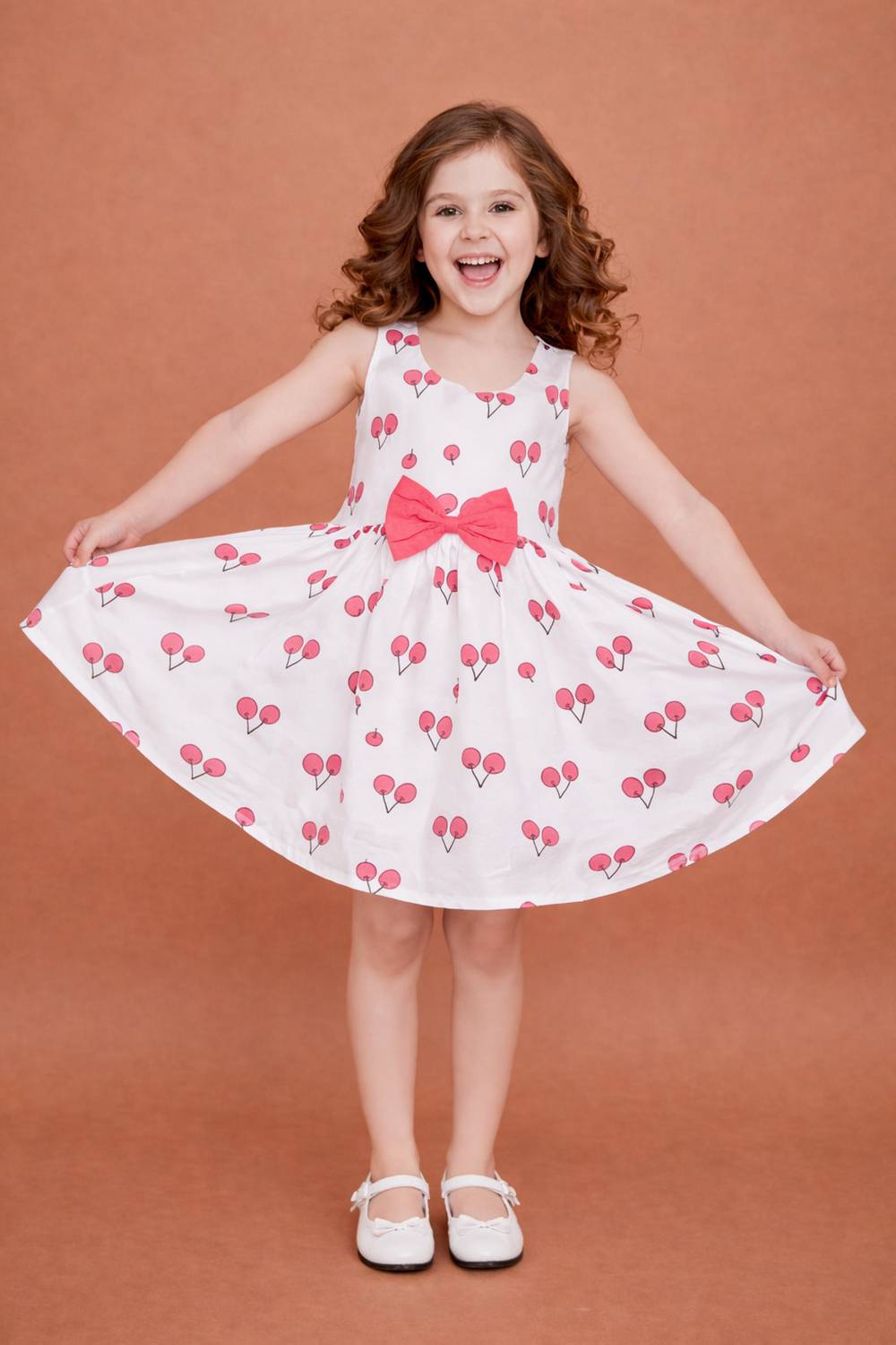 AKD FASHION Indi Baby Girls Midi/Knee Length Casual Dress