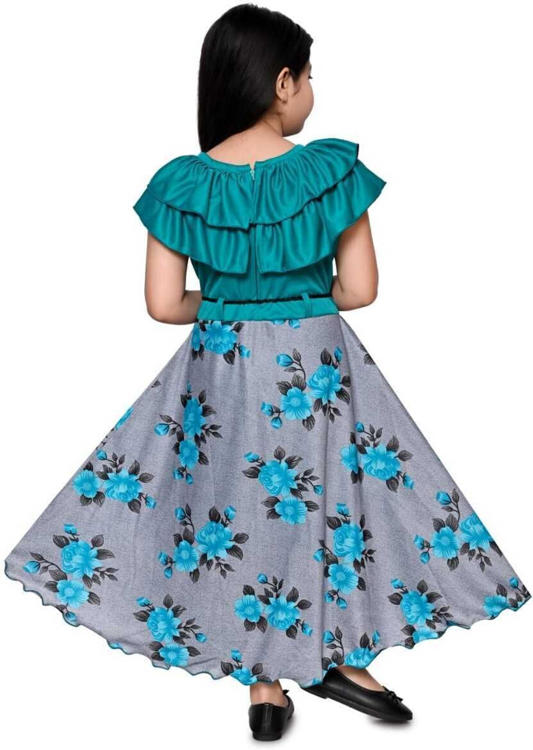 Image of RAHUL MULLICK Girls Maxi /Full Length Festive /Wedding Dress