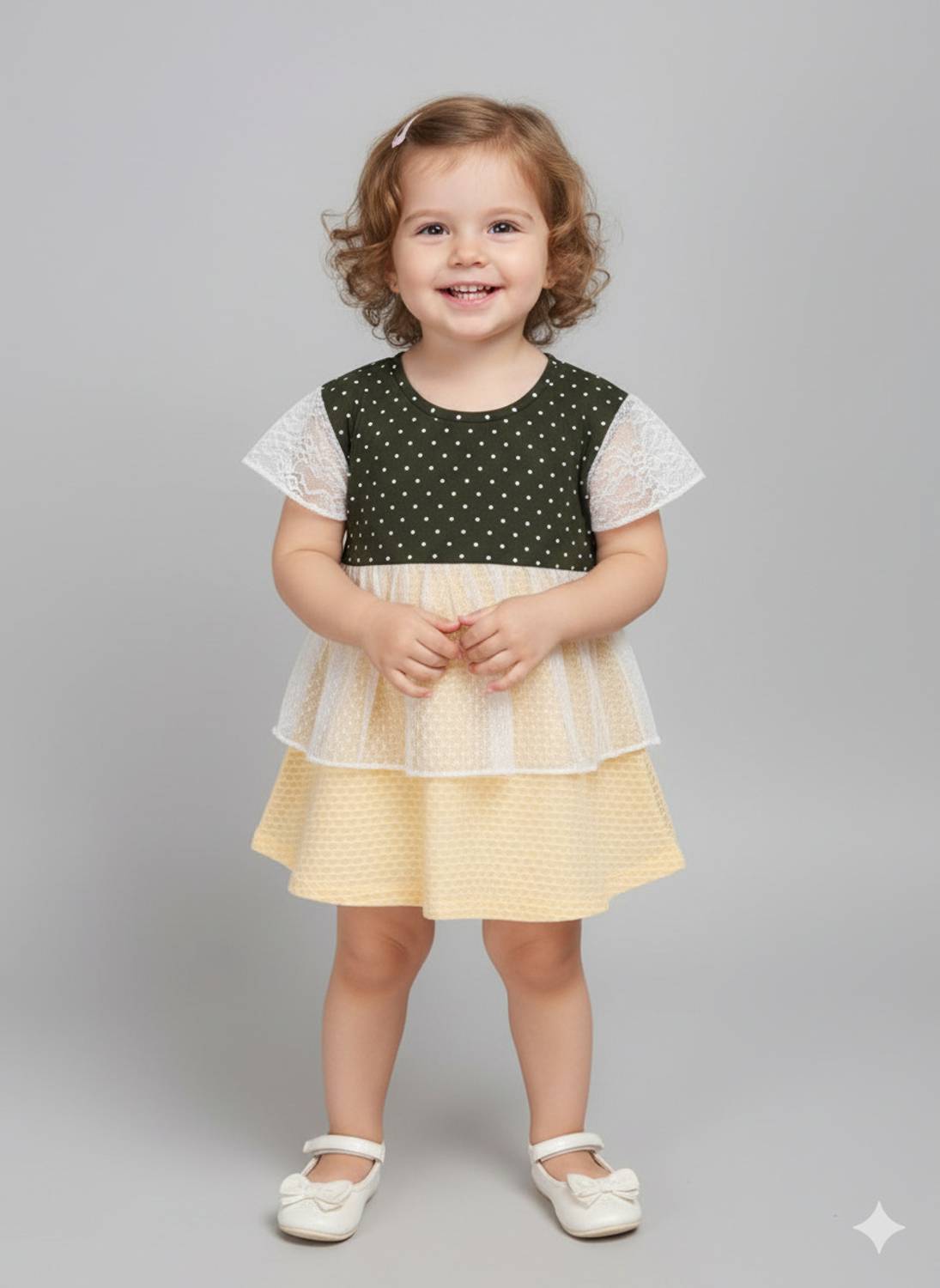 ZaaHii Baby Girls Above Knee Casual Dress