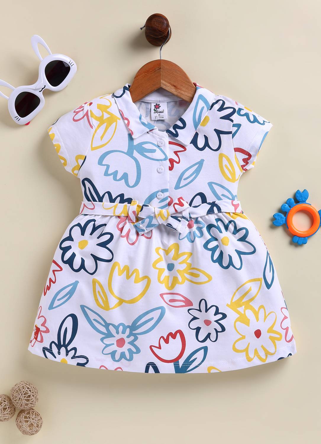 Annie Baby Girls Midi/Knee Length Casual Dress