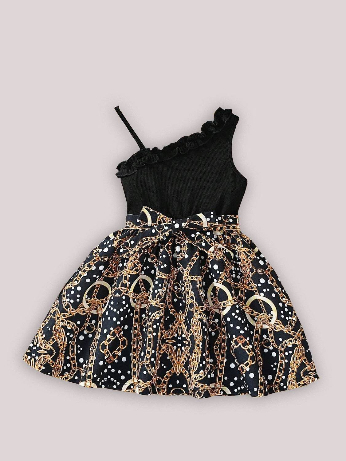 FabricFusion Girls Midi/Knee Length Party Dress