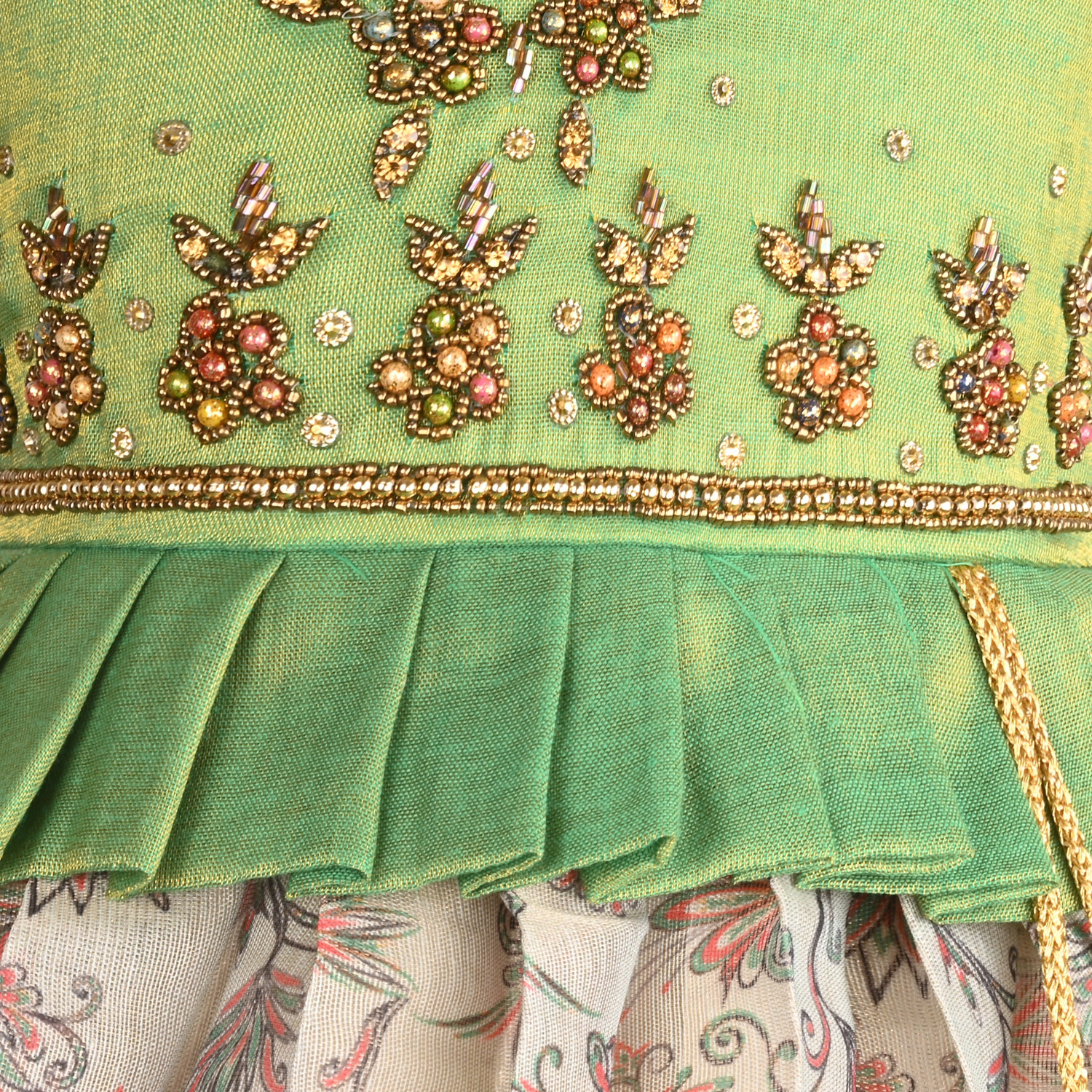 Image of Wishkaro Girls Midi /Knee Length Festive /Wedding Dress