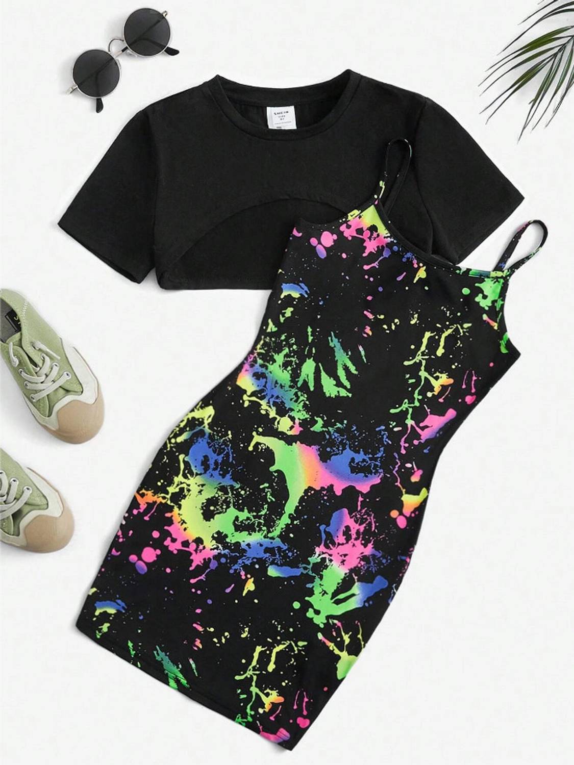 botgo NA Girls Above Knee Casual Dress