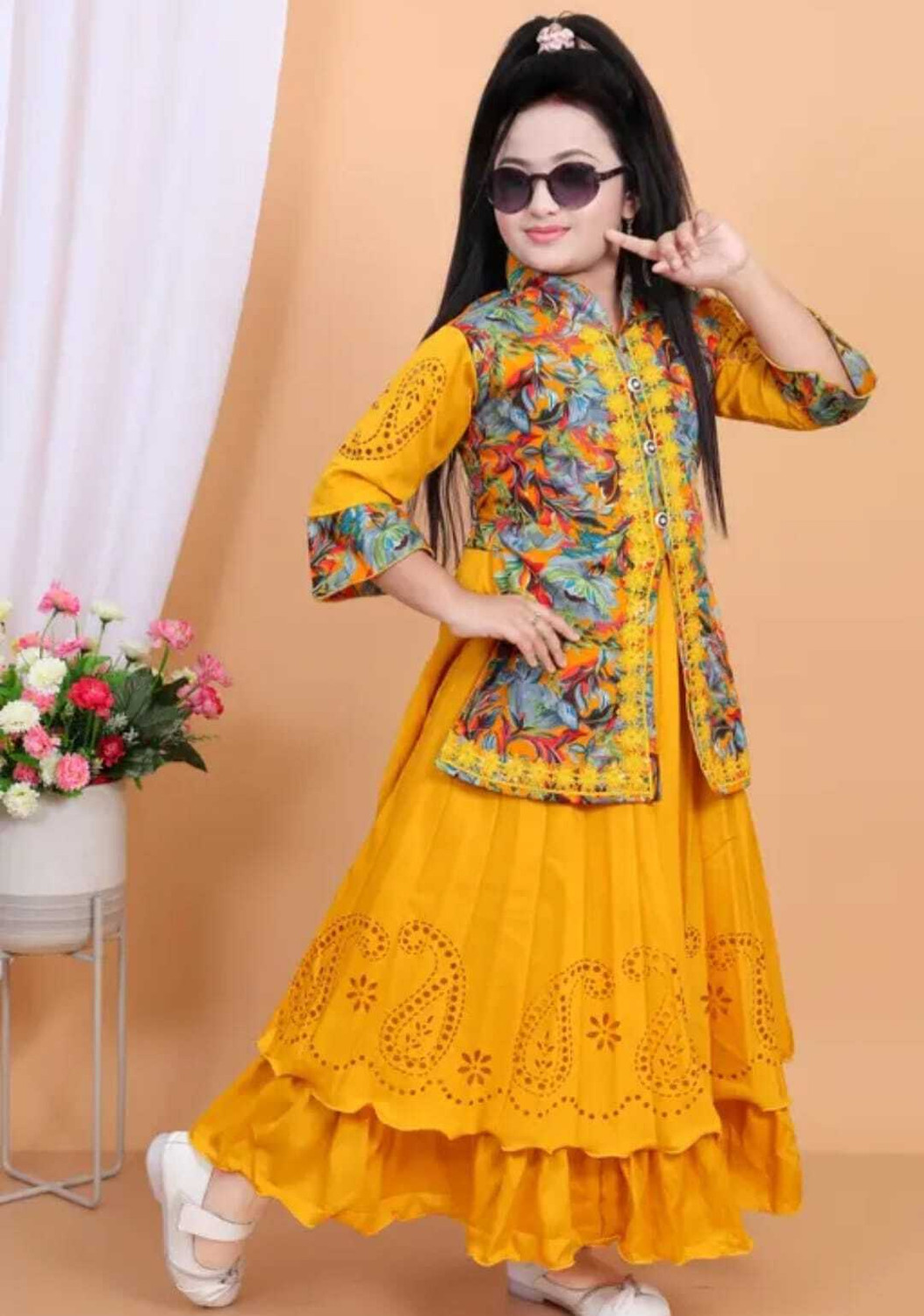 Image of A Asma dresses Indi Girls Maxi /Full Length Casual Dress