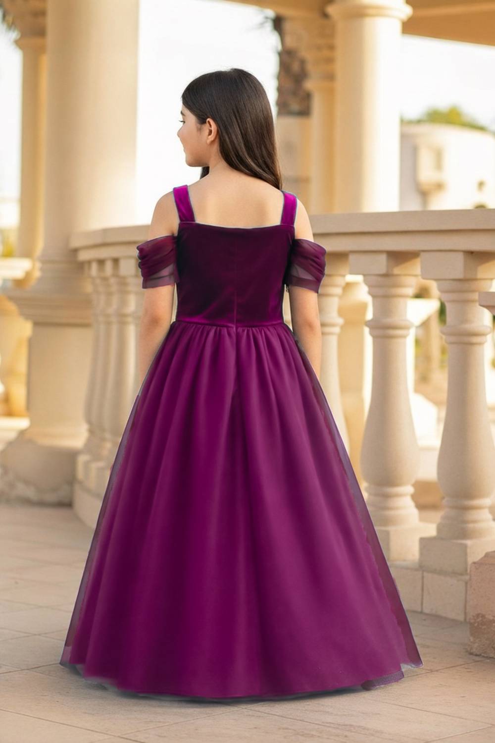 kidzy Girls Maxi Festive Dress - Image 2