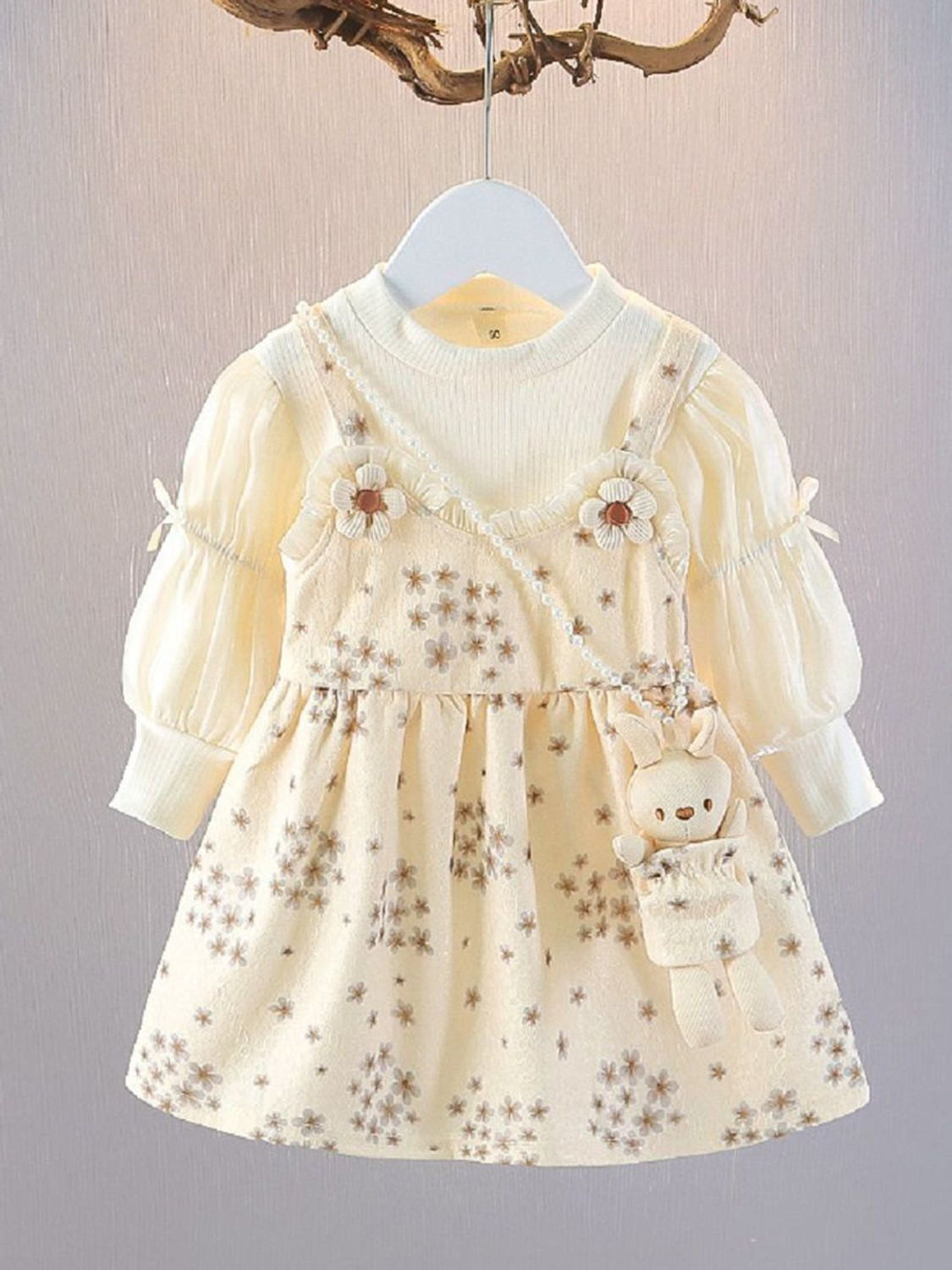 Image of Yk Girls Midi /Knee Length Casual Dress