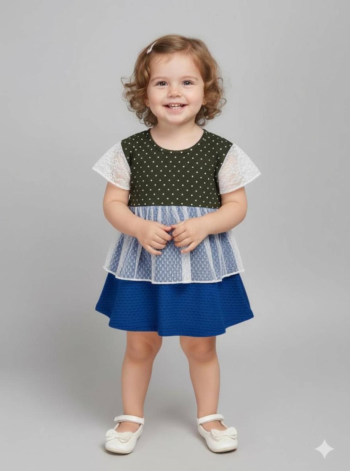 ZaaHii Baby Girls Above Knee Casual Dress