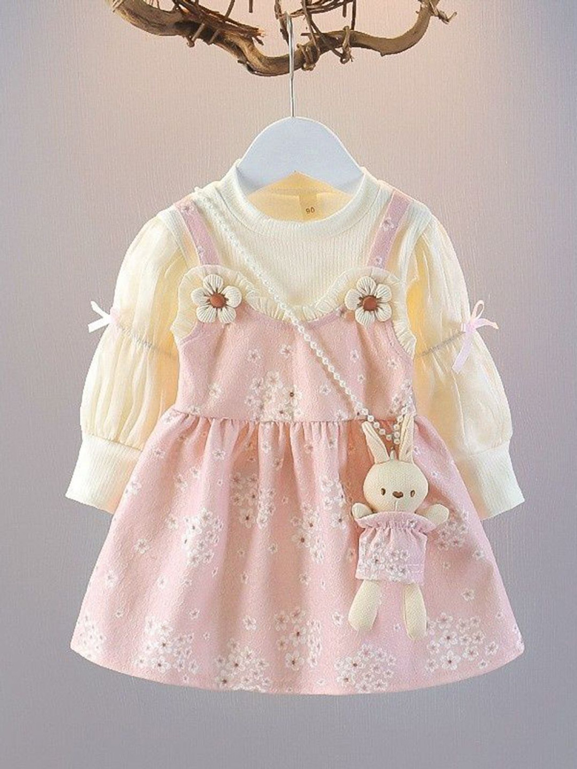 Image of Yk Girls Midi /Knee Length Casual Dress