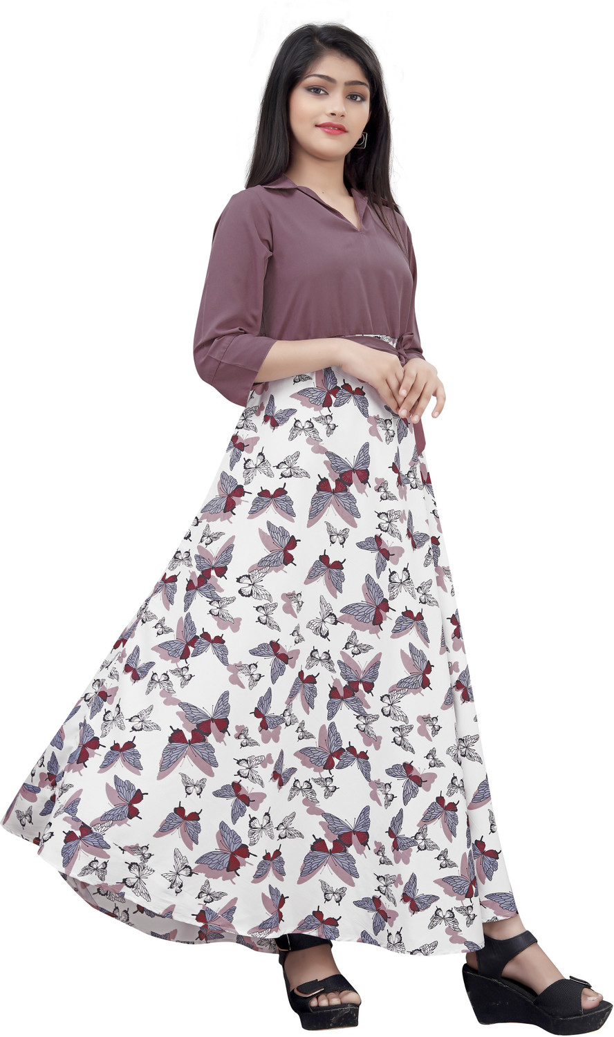 Image of Meraki Fab Girls Maxi /Full Length Casual Dress
