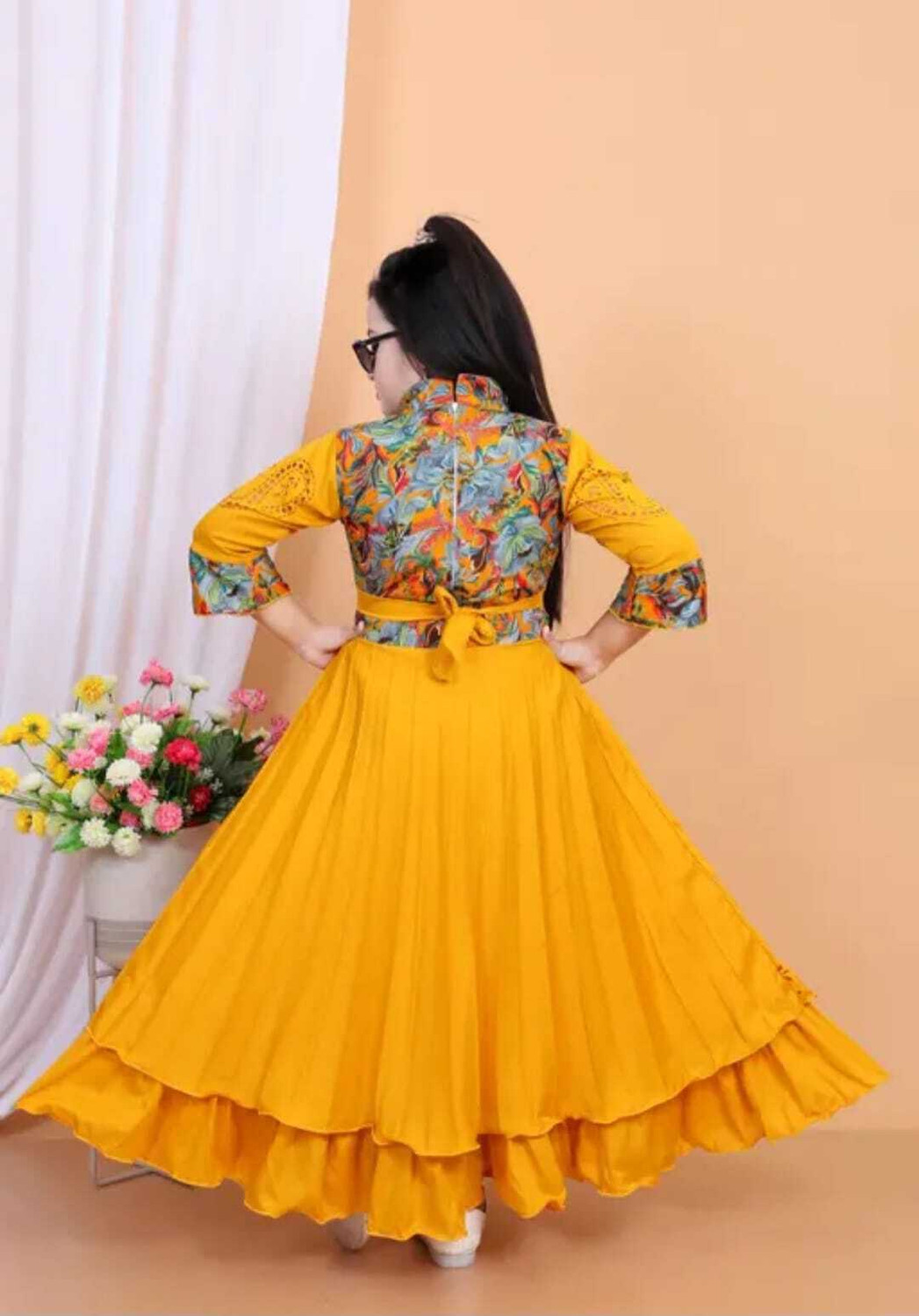 Image of A Asma dresses Indi Girls Maxi /Full Length Casual Dress