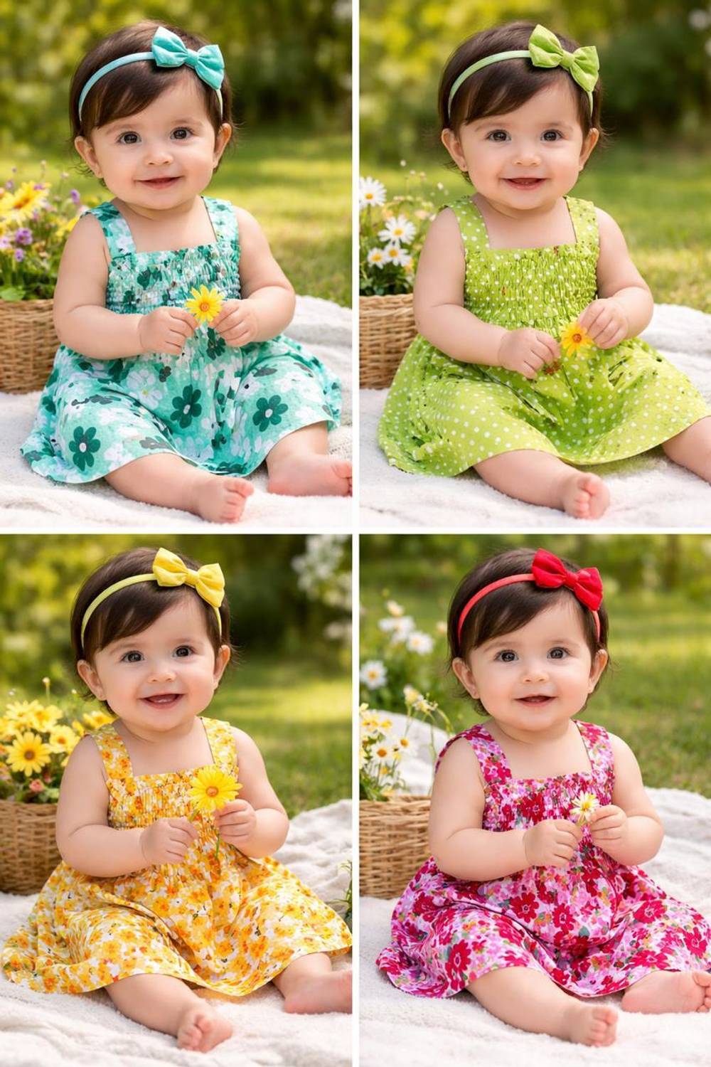 ARIF COLLECTION Baby Girls Above Knee Casual Dress
