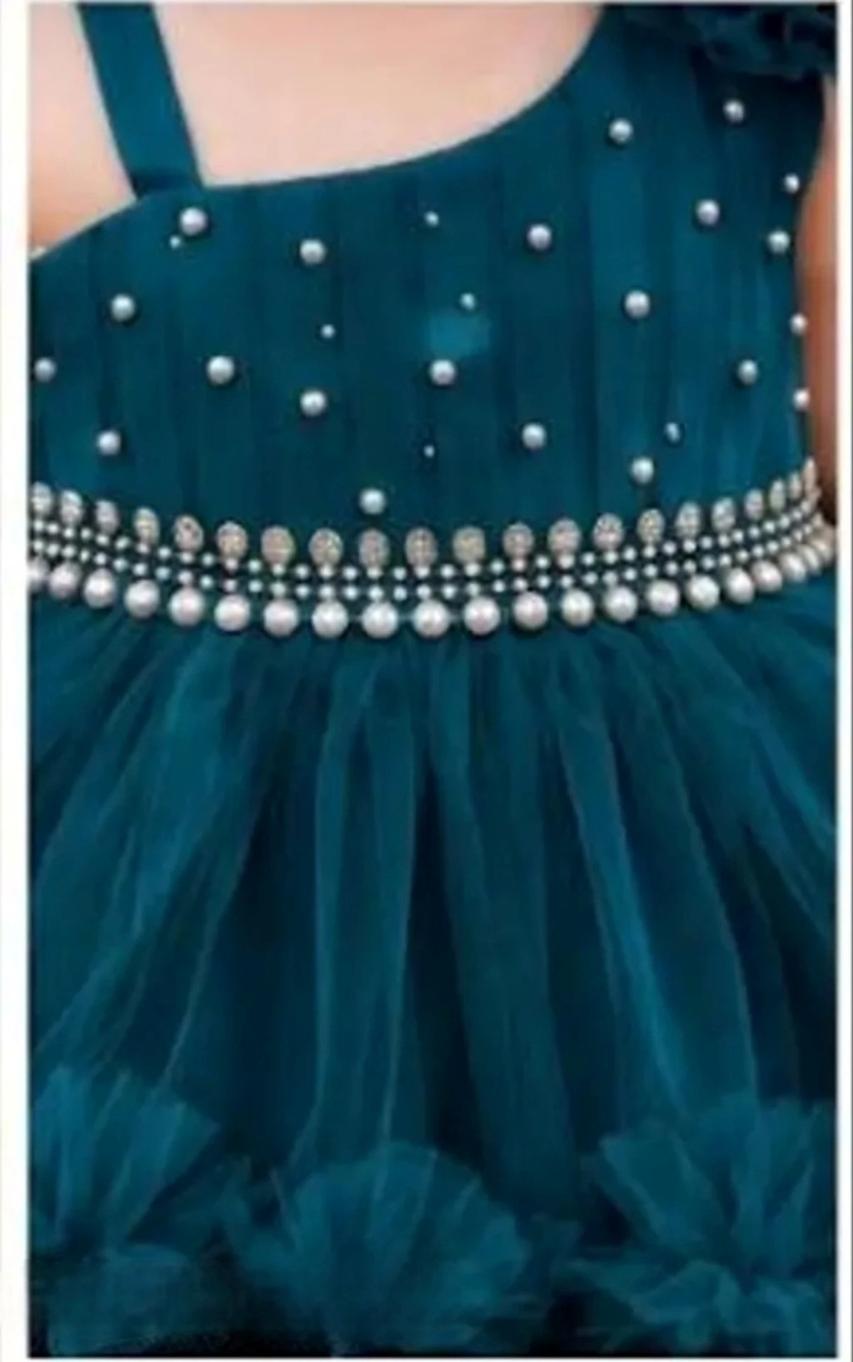 Image of JM LASKAR FASHION Baby Girls Below Knee Party Dress