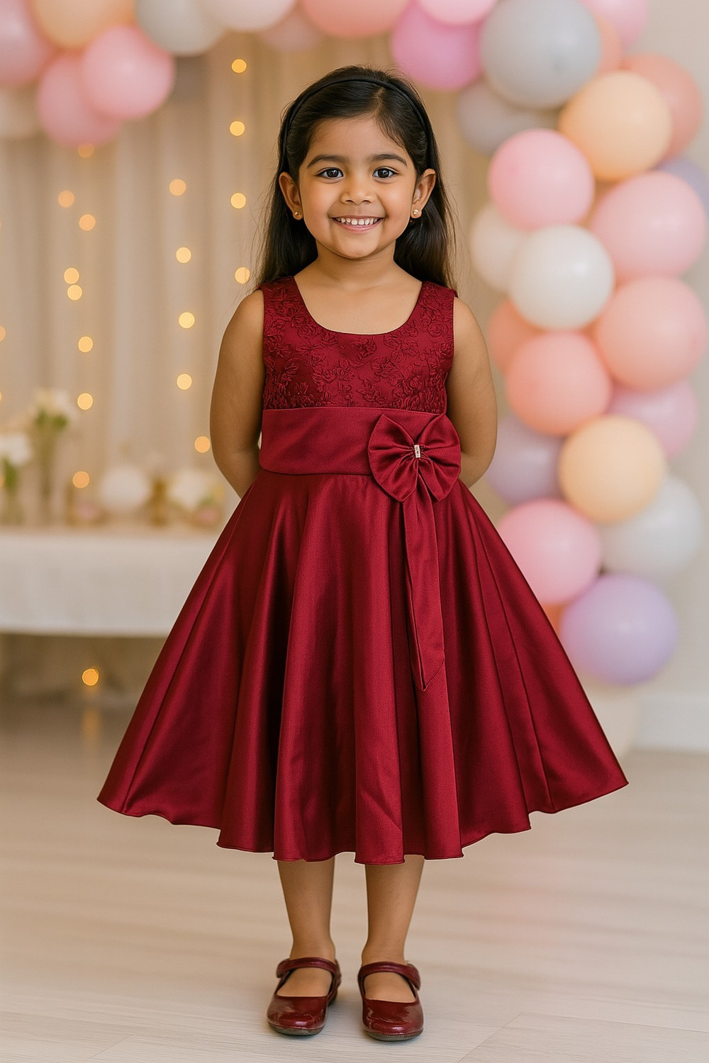 Image of Wishkaro Girls Maxi /Full Length Party Dress