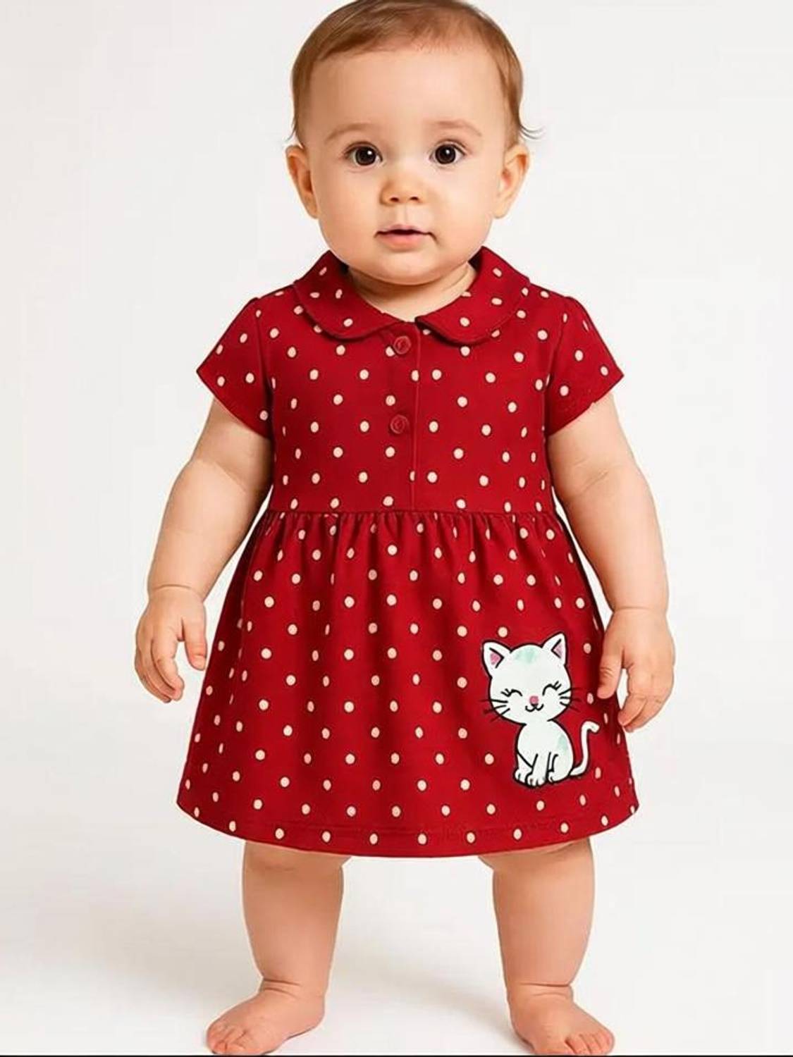 Shakubhar Baby Girls Above Knee Casual Dress